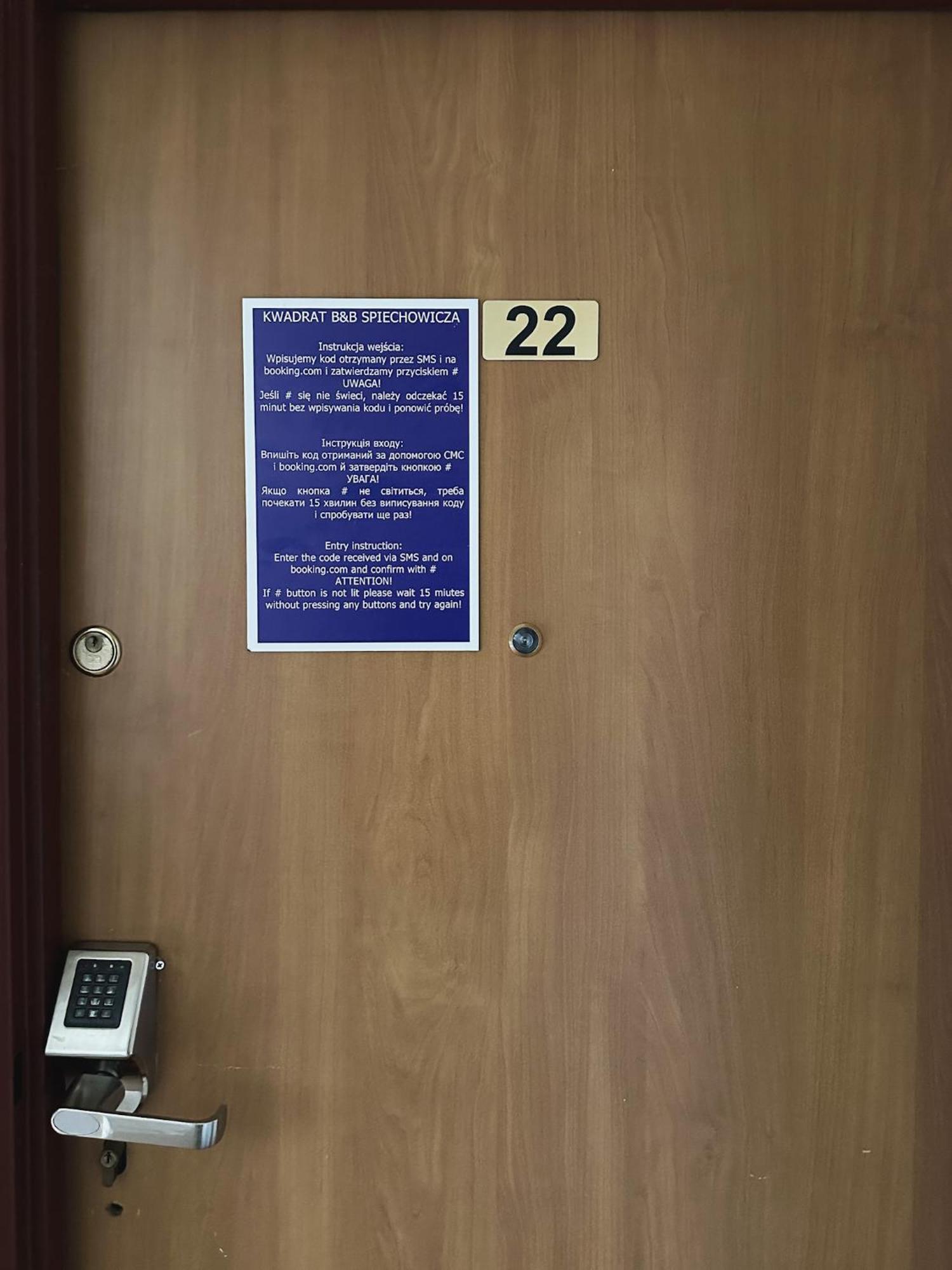 ז'שוב Kwadrat B&B Spiechowicza מראה חיצוני תמונה